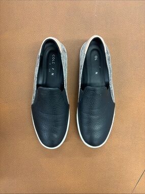 Cole Haan Women's Grandpro Spectator 2.0 Leather Slip-On Sneakers